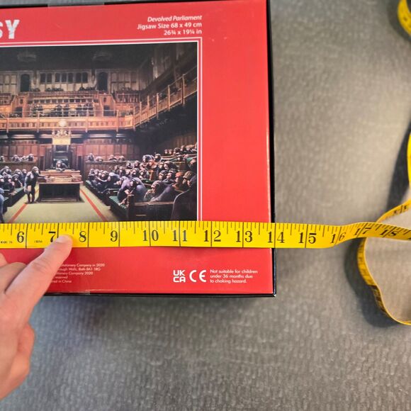 Artist Banksy New! Sealed "Devolved Parliament" 1000 Piece Puzzle 68x49cm - Picture 8 of 9